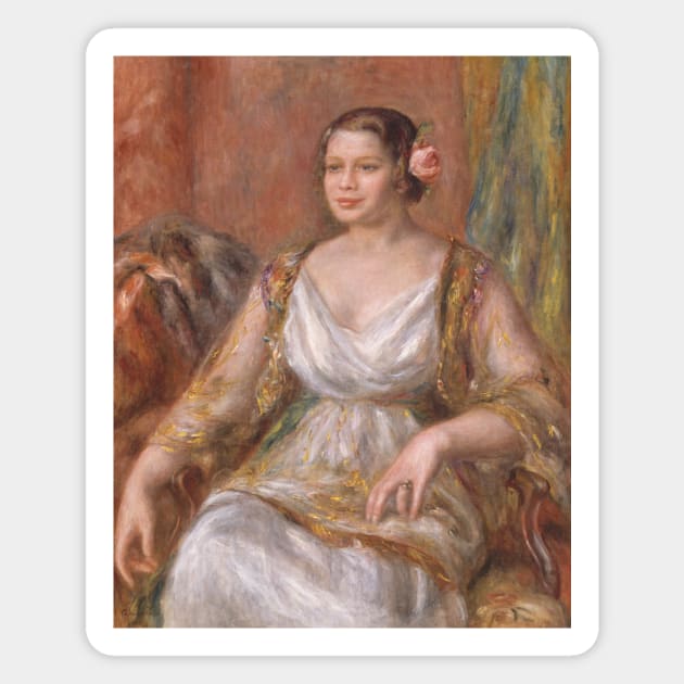 Tilla Durieux by Auguste Renoir Magnet by Classic Art Stall